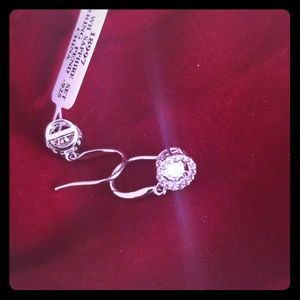 Sterling silver sapphire earrings